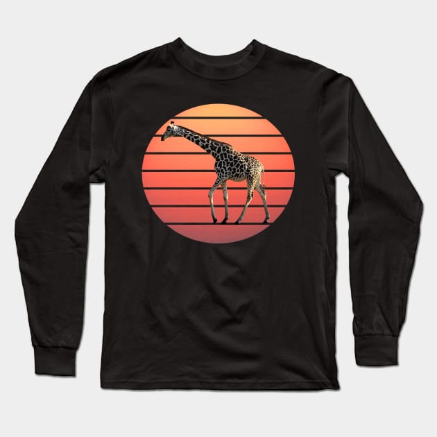 Sun and Giraffe - Africa Long Sleeve T-Shirt by T-SHIRTS UND MEHR